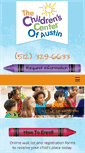 Mobile Screenshot of childrenscenterofaustin.com